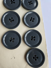 Load image into Gallery viewer, 1940s Deadstock Carded Grey Buttons
