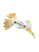 Load image into Gallery viewer, 1940s Chunky Lucite Hummingbirds Brooch
