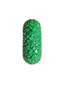 1940s Green Celluloid Textured Dress Clip