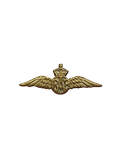 Load image into Gallery viewer, 1940s World War Two Gold Tone RAF Sweetheart Brooch
