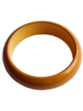 Load image into Gallery viewer, 1940s Egg Yolk Bakelite Bangle
