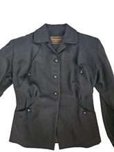 Load image into Gallery viewer, 1940s Black Suit With Button Cuffs
