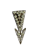 Load image into Gallery viewer, 1930s Deco Diamante Arrow Dress Clip
