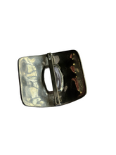 Load image into Gallery viewer, 1930s Art Deco Chunky Metal and Glass Buckle
