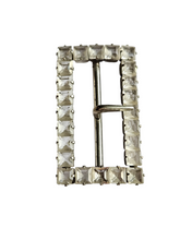 Load image into Gallery viewer, 1930s Deco Czech Openback Glass Buckle
