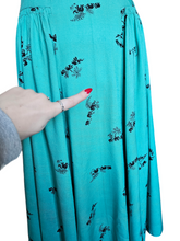 Load image into Gallery viewer, 1940s Turquoise Blue Elephant Print Sun Dress and Bolero Set
