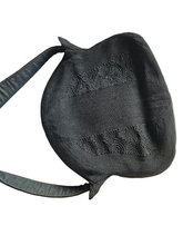 Load image into Gallery viewer, 1940s Black Unusual Shape Corde Bag
