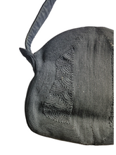 Load image into Gallery viewer, 1940s Black Unusual Shape Corde Bag
