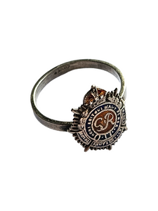 1940s World War Two Rare Royal Army Service Corps RASC Sweetheart Ring