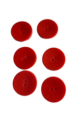 Load image into Gallery viewer, 1940s Red Plastic Buttons
