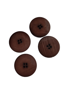 1940s Dark Brown Buttons