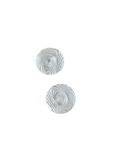 1940s Clear Swirly Buttons