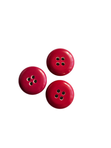 1940s Pink/Red and White Buttons