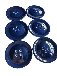 1940s Navy Blue Buttons