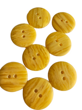 Load image into Gallery viewer, 1940s Marbled Yellow Buttons
