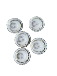 1940s Clear Glass Buttons