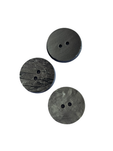 1940s Grey Plastic Buttons