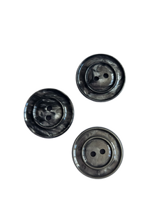 1940s Grey Plastic Buttons