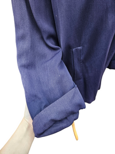 1940s Purpley Blue Gabardine Swing Jacket