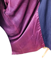 Load image into Gallery viewer, 1940s Purpley Blue Gabardine Swing Jacket
