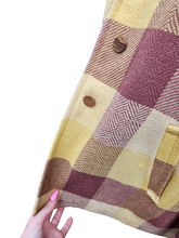 Load image into Gallery viewer, 1940s Yellow and Brown Check Wool Jacket
