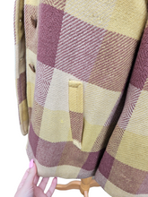 Load image into Gallery viewer, 1940s Yellow and Brown Check Wool Jacket
