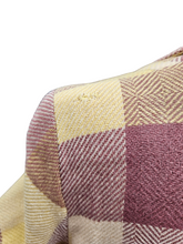 Load image into Gallery viewer, 1940s Yellow and Brown Check Wool Jacket
