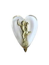 Load image into Gallery viewer, 1940s World War Two For Royal Signals Lucite Sweetheart Pin
