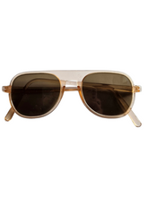 Load image into Gallery viewer, 1940s Peachy Pink Lucite Sunglasses
