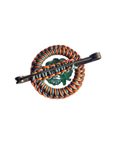 Load image into Gallery viewer, 1940s Green and Orange Wirework Brooch
