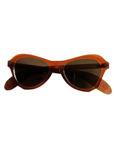 Load image into Gallery viewer, Late 1940s Toffee Brown Sunglasses
