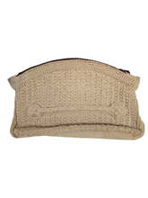 Load image into Gallery viewer, 1930s Dark Cream Crochet Clutch Bag
