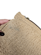 Load image into Gallery viewer, 1930s Dark Cream Crochet Clutch Bag
