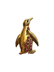 1930s Deco Penguin Brooch