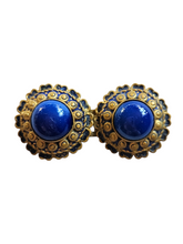 Load image into Gallery viewer, 1930s Czech Blue Stone Buckle
