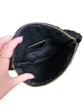 Load image into Gallery viewer, 1940s Astrakhan Black Bag
