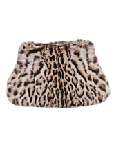 Load image into Gallery viewer, 1940s Leopard Print Fur Muff
