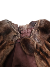 Load image into Gallery viewer, 1940s Brown Fur Cape Collar
