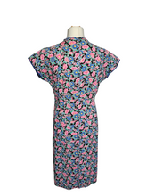 Load image into Gallery viewer, Late 1940s Pink Floral House Dress
