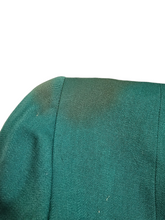 Load image into Gallery viewer, 1940s Green Gabardine Suit With Sharp Collar
