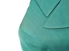 Load image into Gallery viewer, 1940s Green Gabardine Suit With Sharp Collar
