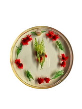 Load image into Gallery viewer, 1950s Chunky Lucite Christmas Flower Drop/Pendant
