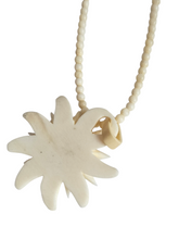 Load image into Gallery viewer, 1940s Carved Edelweiss Necklace
