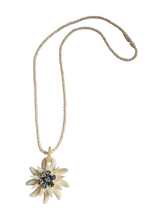 Load image into Gallery viewer, 1940s Carved Edelweiss Necklace
