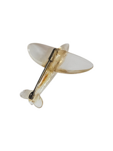 Load image into Gallery viewer, 1940s World War Two Lucite Plane Brooch
