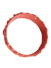 Load image into Gallery viewer, 1940s RARE Coral Pink Squirrel Celluloid Bangle
