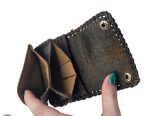 Load image into Gallery viewer, 1940s Brown Leather Small Purse
