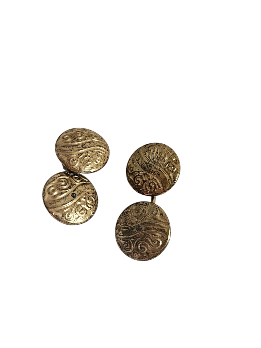 1940s Gold Tone Cufflinks