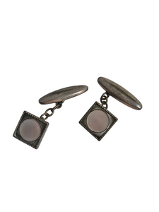 1940s Silver Tone Cufflinks