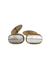 1940s Gold Tone Cufflinks